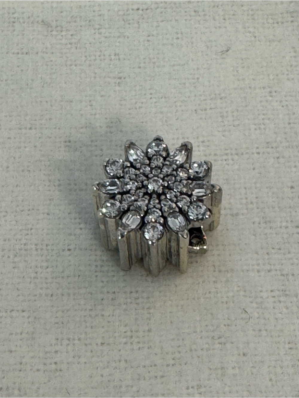 Pandora Silver Snowflake with Clear Stones-New